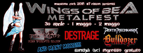 Wings of bea metalfest 2015