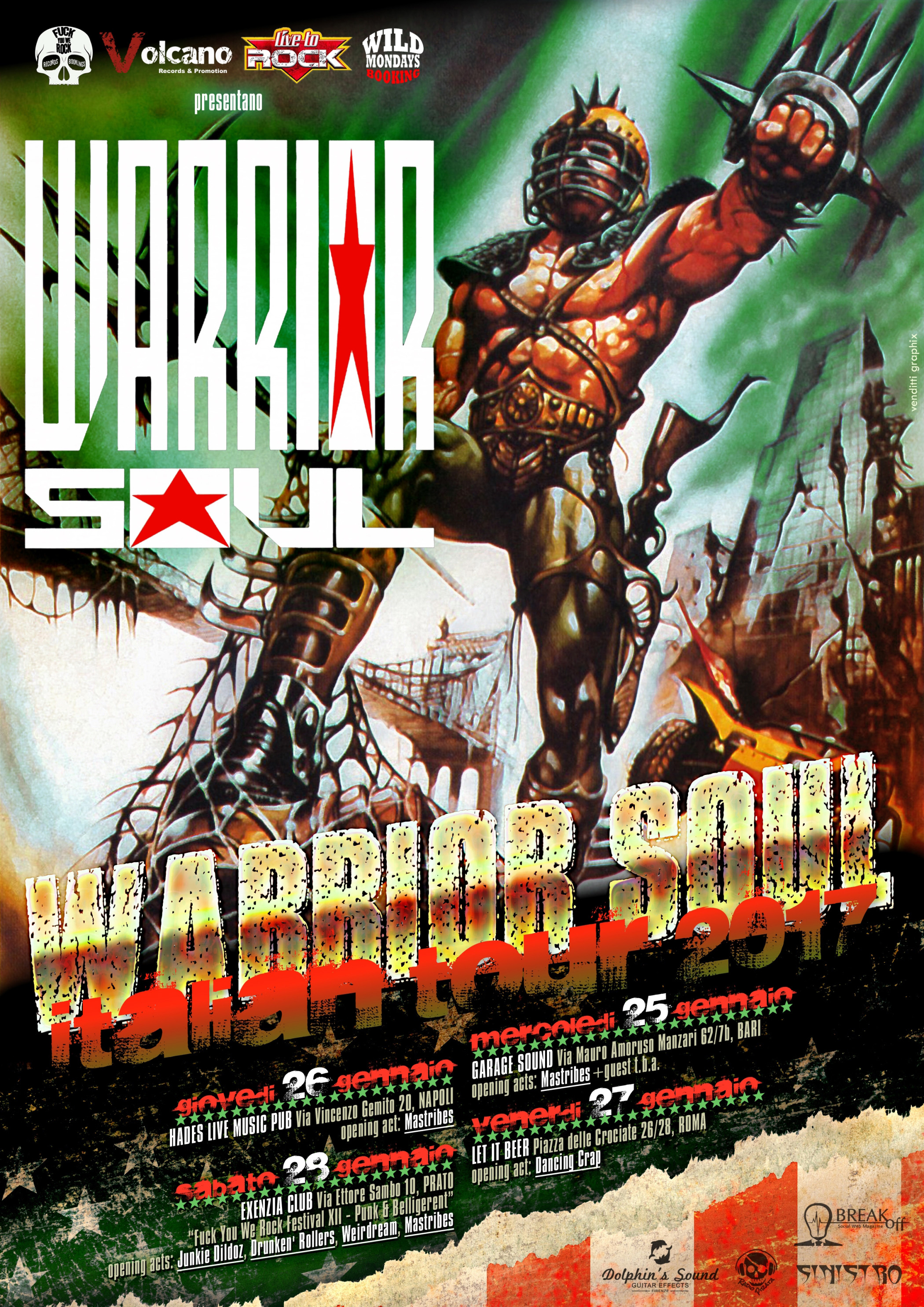 Warrior soul italian tour web