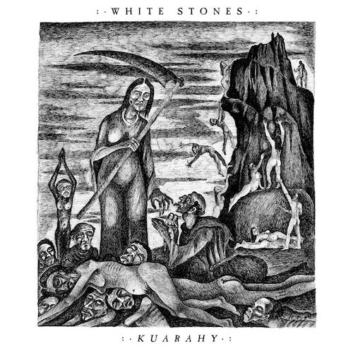 White stones