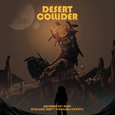 Desert collider generation ship endless drift through infinity